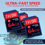 Load image into Gallery viewer, Memory Card Ultra SDHC UHS 90MB s High Speed &amp; Reliable Camera Card Class 10 for Fast Read Write Ideal for Full HD Video &amp; Photography  Get a Durable 64GB SD Card for Long Term Storage