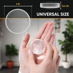 Load image into Gallery viewer, Wall Protectors 4 Pcs of Clear Rubber Knob Self Adhesive Guard Door Bumper Reusable Solution for Stopping Damage &amp; Noise from Doors in Your Home or Office Durable Shock Absorbent Discreet