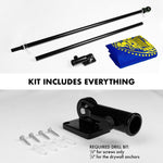 Load image into Gallery viewer, G128  6 Feet Tangle Free Spinning Flagpole (Black) Oregon Double Sided Brass Grommets Embroidered 3x5 ft (Flag Included) Aluminum Flag Pole