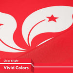 Load image into Gallery viewer, G128 2 Pack: Hong Kong Hong Konger Flag  3x5 Ft  Printed 150D Polyester  Indoor/Outdoor, Vibrant Colors, Brass Grommets, Quality Polyester, Much Thicker More Durable Than 100D 75D Polyester