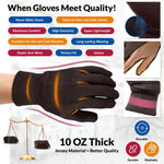 Load image into Gallery viewer, ABC PACK &amp; SUPPLY Brown Jersey Gloves for Men and Women. Brown Jersey Work Gloves. Polyester and Cotton Garden Gloves