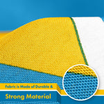 Load image into Gallery viewer, G128 2 Pack: South Dakota SD State Flag  3x5 Ft  Printed 150D Polyester  Indoor/Outdoor, Vibrant Colors, Brass Grommets, Quality Polyester, Much Thicker More Durable Than 100D 75D Polyester