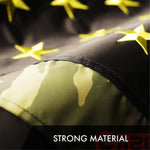Load image into Gallery viewer, G128 5 Pack: American USA Camouflage Flag  3x5 Ft  ToughWeave Pro Series Embroidered 420D Polyester  Green Stars Camo Stripes, Embroidered Stars, Sewn Stripes, Indoor/Outdoor, Brass Grommets