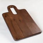 Load image into Gallery viewer, The Fine Living Co. Acacia Wood Serveware Board Charcuterie Boards Serving Board for Cheese Fruit Cake Pizza Non slip Board for Kitchen Countertop 0.6 Thick &amp; Food Safe Wood Board 14 x8