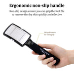 Load image into Gallery viewer, Stainless Steel Foot File Callus Remover with Handle &amp; Dead Skin Container Foot Scraper for Calluses Dry Hard Skin Removal High Grade Feet Scrubber for Heels Exfoliation