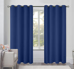 Load image into Gallery viewer, Blackout Curtains for Bedroom Pack of 2 Navy Blue 52 x84 inch Blind Off