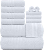 Load image into Gallery viewer, 12 Pcs Bath Towel Set for Bathroom 100% Cotton Soft and Plush Highly Absorbent