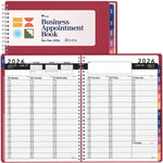 Load image into Gallery viewer, 2026 Appointment Book &amp; Planner 8.5 x 11 inch Large Maroon Tabbed Daily Hourly Weekly Planner Schedule Book 15 Minute time Slots Business &amp; Personal Planner Jan 2026 Dec 2026
