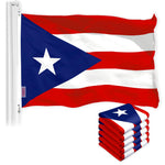 Load image into Gallery viewer, Puerto Rico PR Flag 3x5 Ft 5Pack 150D Printed Polyester By G128