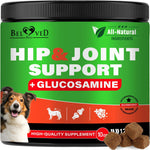 Load image into Gallery viewer, Dog Hip and Joint Supplement &amp; Arthritis Pain Relief Treats Glucosamine Chondroitin MSM Soft Chews for Senior Dogs Natural Medicine &amp; Support Mobility Turmeric Vitamins for Dysplasia USA