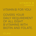 Load image into Gallery viewer, Vitamin B Complex 120 Capsules All 8 B Vitamins with Co Factors Myo Inositol