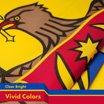Load image into Gallery viewer, G128 Moldova Moldovan Flag  3x5 Ft  Printed 150D Polyester  Indoor/Outdoor, Vibrant Colors, Brass Grommets, Quality Polyester, Much Thicker More Durable Than 100D 75D Polyester