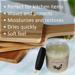 Load image into Gallery viewer, Premium Cutting Board Gel for Butcher Blocks Charcuterie Boards &amp; Wooden Kitchen Tools – Food Safe Eco Friendly Restores &amp; Protects Wood