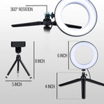 Load image into Gallery viewer, LED Ring Light With Stand For Makeup Photography Video For iPhone Selfie Stream
