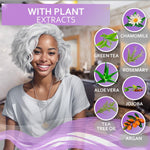Load image into Gallery viewer, Purple Shampoo   Toner for Blonde Hair   For Color Treated Bleached Silver