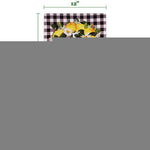 Load image into Gallery viewer, Garden Flag Welcome Bird with Fruit Wreath 12x18 Inch Bird Yellow Printed