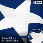Load image into Gallery viewer, G128 Tennessee TN State Flag  2x3 Ft  StormFlyer Series Embroidered 220GSM Spun Polyester  Embroidered Design, Indoor/Outdoor, Brass Grommets, Heavy Duty, All Weather