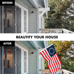 Load image into Gallery viewer, Combo Pack 6 Ft Tangle Free Spinning Flagpole Silver and Betsy Ross Flag 3x5 ft
