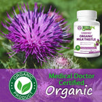 Load image into Gallery viewer, Liver Cleanse Detox &amp; Repair Organic Milk Thistle 12000 Mg 120 Day Support Supplement 30X Seed Extract with Silymarin Pills MD Pure Herbal Kidney Lung Health Fast Active Aid Formula 120 Capsules