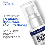 Load image into Gallery viewer, Retinol Eye Cream for Puffiness and Bags Under Eyes Hyaluronic Acid Peptide