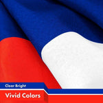 Load image into Gallery viewer, G128 Combo Pack: USA American Flag 3x5 Ft 150D Printed Stars &amp; Russia (Russian) Flag 3x5 Ft 150D Printed