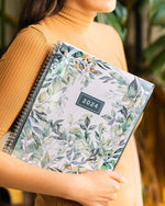 Load image into Gallery viewer, 2024 Appointment Book &amp; Planner 8.5 x 11 inches Large Tabbed Daily Hourly Weekly Planner Calendar and Schedule Book 15 Minute time Slots Business and Personal Planner Jan 2024 Jan 2025 (Floral)