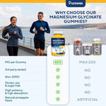 Load image into Gallery viewer, Magnesium Glycinate Gummies 400mg High Absorption for Adults and Kids Sugar