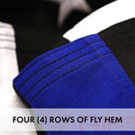 Load image into Gallery viewer, G128 Thin Blue Line Police &amp; Thin Red Line 4x6 FT 5Pack Firefighter Heavy Duty 220GSM Tough Spun Polyester Embroidered US American Flag Brass Grommets Honoring Law Enforcement Officers First Responder