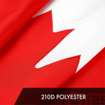 Load image into Gallery viewer, G128 5 Pack: Canada Canadian Flag  6x10 Ft  ToughWeave Series Embroidered 300D Polyester  Country Flag, Embroidered Design, Indoor/Outdoor, Brass Grommets