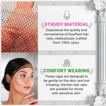 Load image into Gallery viewer, ABC PACK &amp; SUPPLY Black Disposable Hair Net 24 Inches. 100 Pack Micro Nylon Bouffant Hair Nets. Bouffant Caps Disposable with Elastic Edge. Stretchable Hairnets for Foodservice Industrial Use