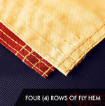 Load image into Gallery viewer, G128 10 Pack: Texas TeaStained Flag  1x1.5 Ft  ToughWeave Pro Series Embroidered 420D Polyester  Embroidered Design, Indoor/Outdoor, Brass Grommets, High Quality