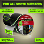 Load image into Gallery viewer, Grip Tape Anti Slip for Stairs Outdoor Indoor 4 Inch x 35 Feet Glow in The Dark