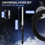 Load image into Gallery viewer, M. ROSENFELD Hookah Adapter &amp; Mouthpiece Cleanable Hookah Hose Silicone (60 in.) and Convenient Aluminum Made Mouthpiece (15 in.) Modern Hookahs &amp; Accessories
