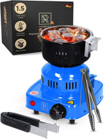 Load image into Gallery viewer, Blue Multipurpose Electric Charcoal Starter Electric Charcoal Burner ETL Stove