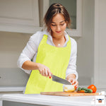 Load image into Gallery viewer, Disposable Plastic Aprons for Adults 28x46 inch Pack of 100 Yellow Aprons