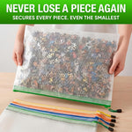 Load image into Gallery viewer, 5 Pack A3 Mesh Storage Bags with Zipper for Board Games Puzzles Mesh Bag with Zipper Plastic Mesh Zipper Pouch Document Bag   Large Zip Pouch   Board Game Storage Bags   Waterproof Zipper Pouch