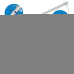 Load image into Gallery viewer, G128 Combo Pack: 6 Ft Tangle Free Spinning Flagpole (Silver) &amp; Haiti Flag 3x5 Ft Printed 150D Polyester, Brass Grommets (Flag Included) Aluminum Flag Pole