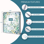 Load image into Gallery viewer, 2025 Appointment Book &amp; Planner 6.5 x 8.5 inches Large Tabbed Daily Hourly Weekly Planner Calendar &amp; Schedule Book 15 Minute time Slots Business &amp; Personal Planner Jan 2025 Dec 2025 Floral