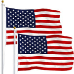 Load image into Gallery viewer, USA American Flag 3x5 Ft 2Pack Printed Polyester By G128