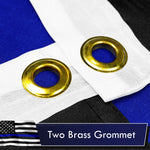 Load image into Gallery viewer, Thin Blue Line Flag 3x5 Ft 10Pack Printed Polyester By G128