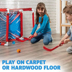 Load image into Gallery viewer, Mini Hockey Balls 12 Soft Foam Balls for Knee and Floor Hockey 2 Indoor Mini Hockey Balls