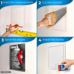 Load image into Gallery viewer, Access Panel for Drywall with Screwdriver Latch 14 x 29 inch Metal Door with a 1.2 mm Thick Frame Wall Hole Cover Access Door Plumbing Access Panel for Drywall Heavy Durable White