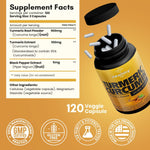 Load image into Gallery viewer, Turmeric Supplement Mood Mobility and Joint Support Supplement 1000 Mg 120 Pills