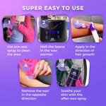 Load image into Gallery viewer, Waxing Kit for Women Men Hard Wax Kit for Hair Removal Wax Warmer All in One