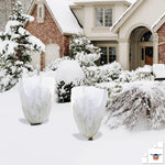 Load image into Gallery viewer, Pack of 2 White Winter Plant Covers 31.6x47 inch Freeze Protection Plant Winter