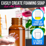 Load image into Gallery viewer, 2Pcs Amber Glass Foaming Soap Dispenser   8.5 oz Amber Glass Soap Dispenser with Pump Compatible with Hand Soap Dish Soap Shampoo and Gel Durable Stylish &amp; Refillable for Bathroom and Kitchen
