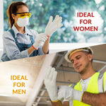 Load image into Gallery viewer, 12 pairs String Knit Work Gloves 10 Inch Cotton and Polyester String Knit Gloves. Reusable Roping Gloves for Men and Women with Yellow Line.