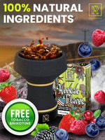 Load image into Gallery viewer, Hookah Flavor Wild Berry Herbal   1.75 oz (50 g) Hookah Shisha Tobacco Free Molasses Hookah Tobacco &amp; Nicotine Free Shisha with Real Organic Shisha Hookah Flavors Berry Mix