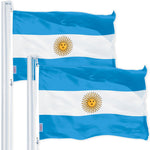 Load image into Gallery viewer, Argentina Argentinian Flag 3x5 Ft 2Pack 150D Printed Polyester By G128
