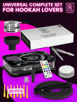 Load image into Gallery viewer, Portable Hookah Set With Everything And Case Premium Book Hookah with Smoke